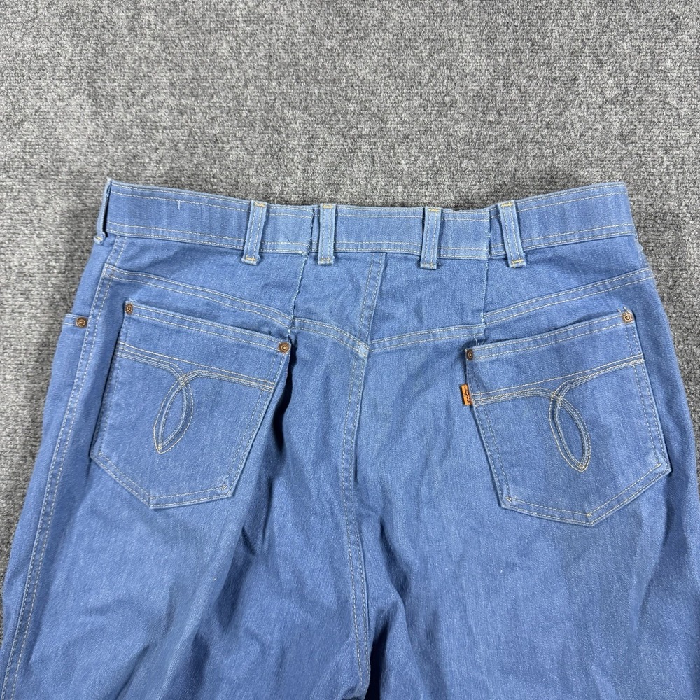 Vintage Orange Tab Levis Mens 36x28 Blue USA Altered Read